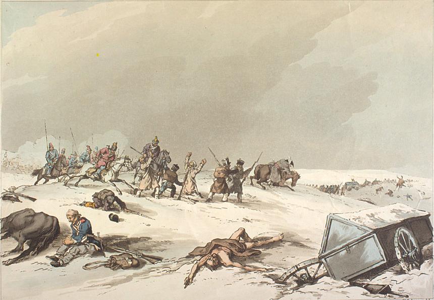 Retreat of the French Grand Army from Moscow - Public Domain
