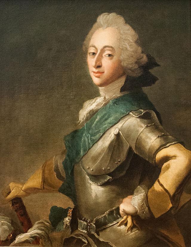 Frederick V of Denmark  Artist: Carl Gustav Pilo.