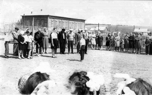 Volga German celebration in Semenovka. Source unknown.