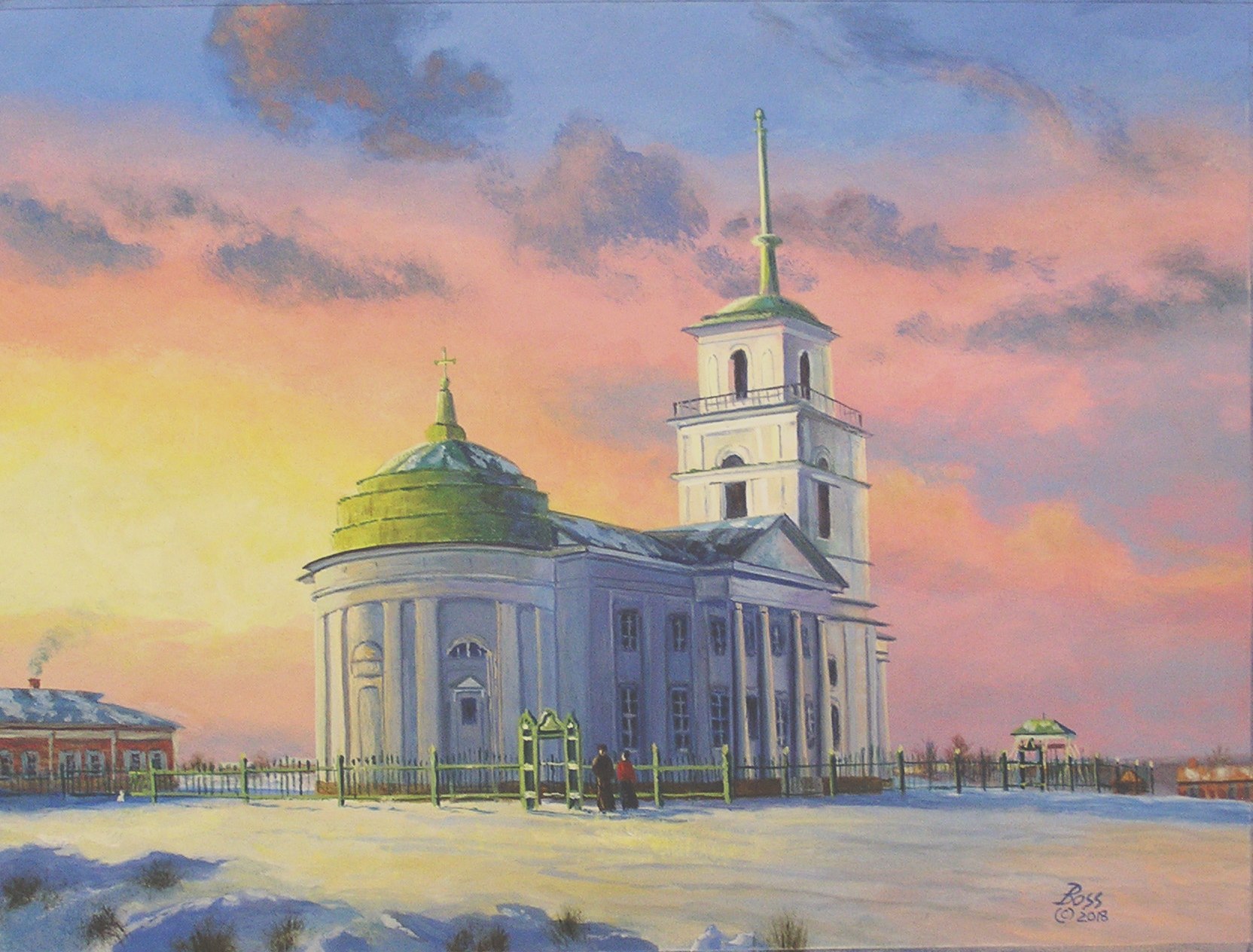 "A Volga Sunrise-The Lutheran Church in Beideck, Russia - Mike Boss