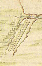 Map of Dehler soon after its founding.