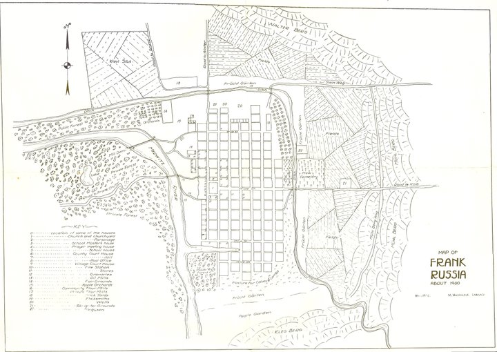Map of Frank (1900) Source: David Eisenach.