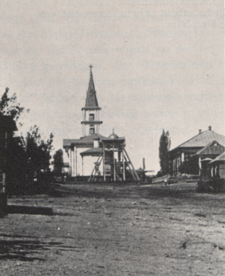 St. Peter & Paul Lutheran Church in Galka - built in 1880. Source: Heimatbuch der Deutschen aus Rußland, 1972.