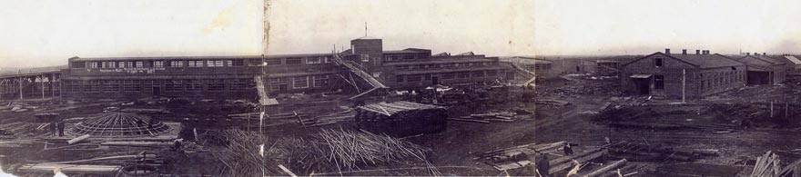 Cannery under construction in Hussenbach (1933). Source: Arthur Staff.