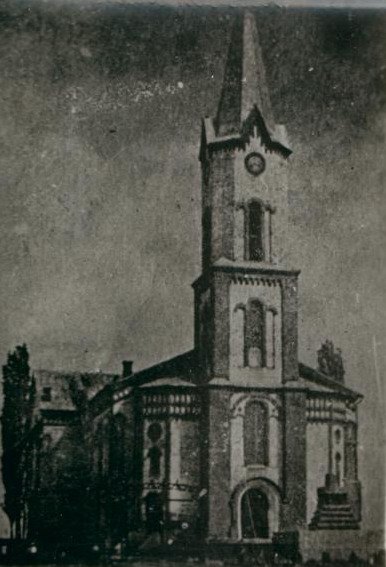Hussenbach Lutheran Church (ca.1900). Photo courtesy of Elena Sirotkina.