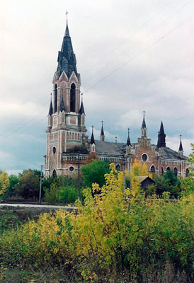 Kamenka Catholic Church Photo courtesy of Ted Gerk.