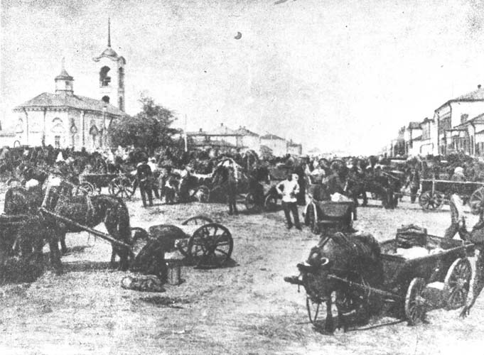 Market Day in Katharinenstadt. Source: wolgadeutsche.net