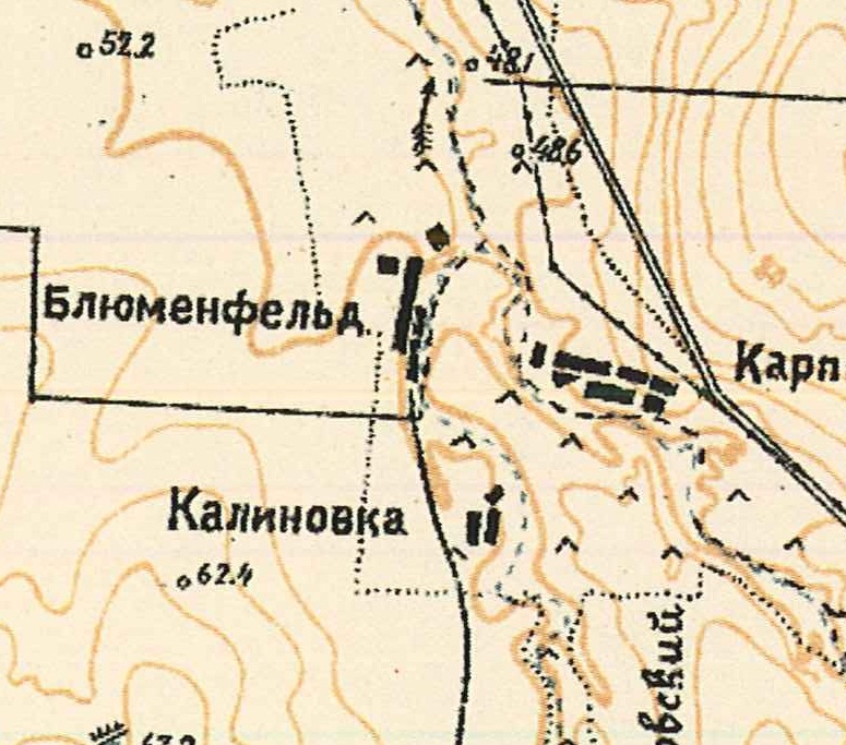 Map showing Blumenfeld (1935).