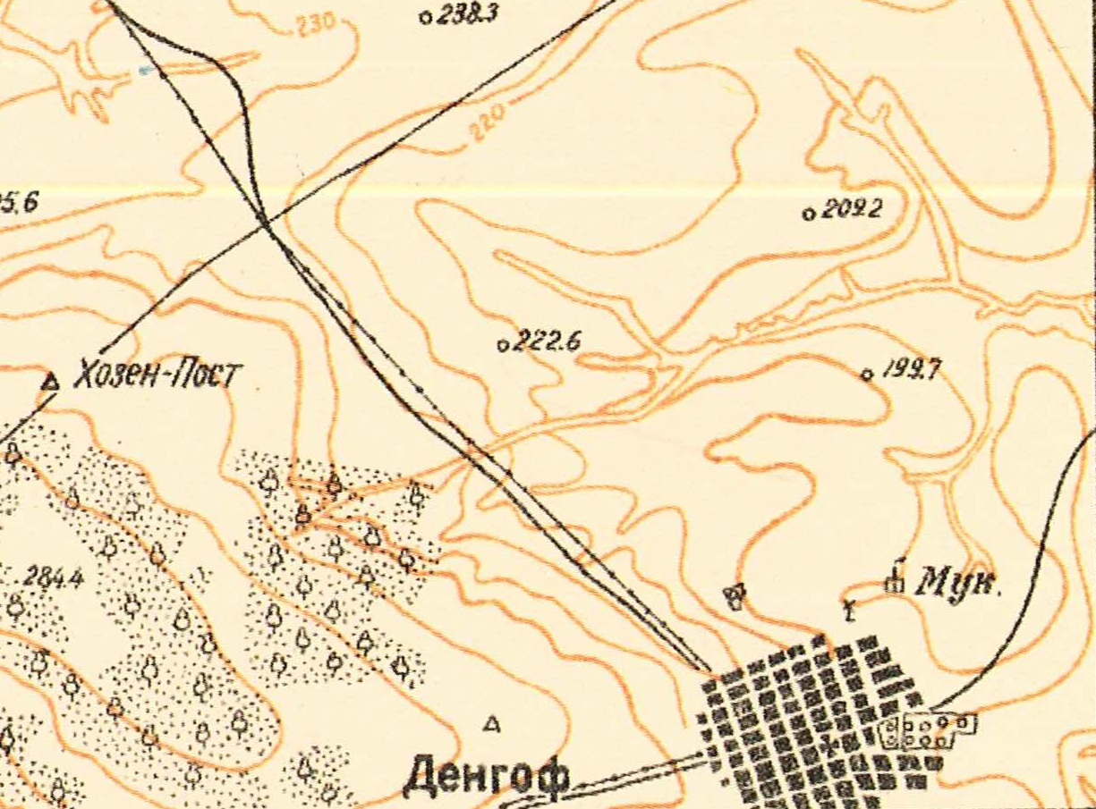 Map showing Dönhof (1935).