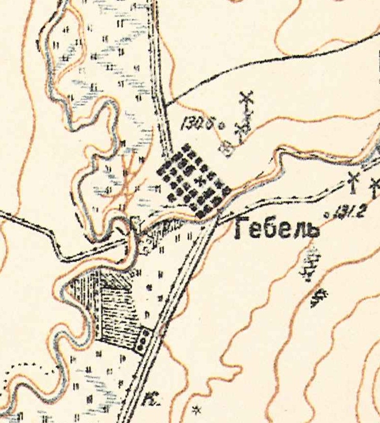 Map showing Göbel (1935).