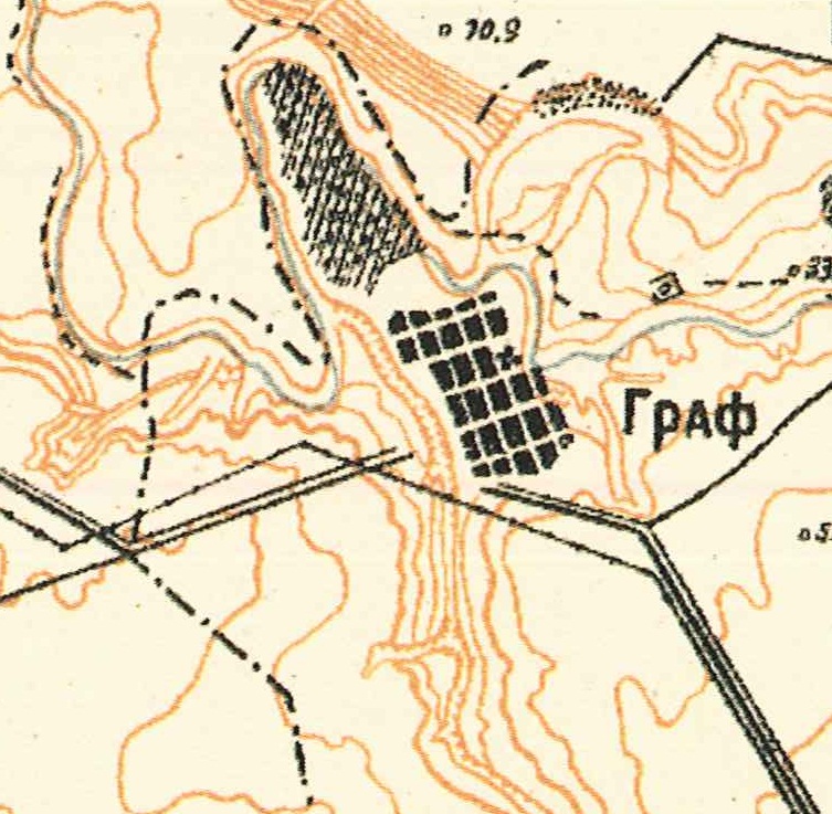 Map showing Graf (1935).