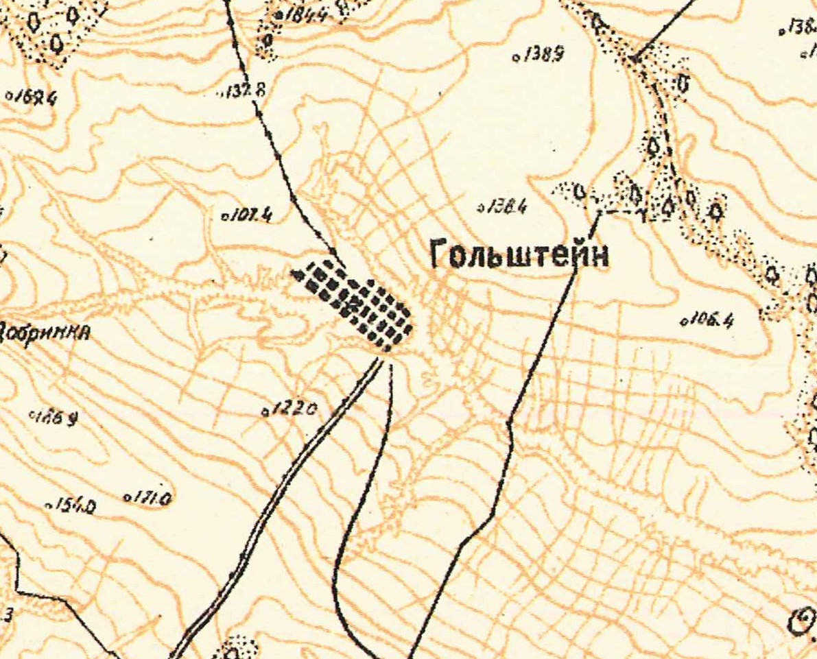 Map showing Holstein (1935).