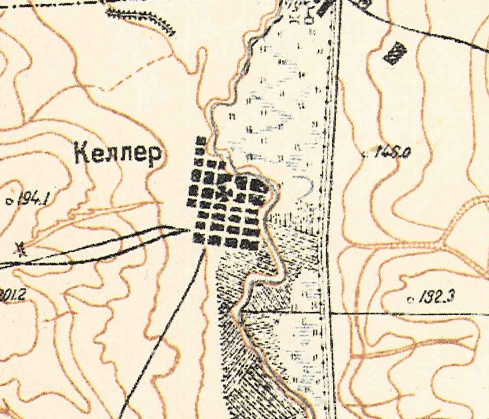 Map showing Köhler (1935).