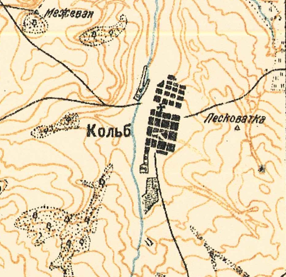 Map showing Kolb (1935).