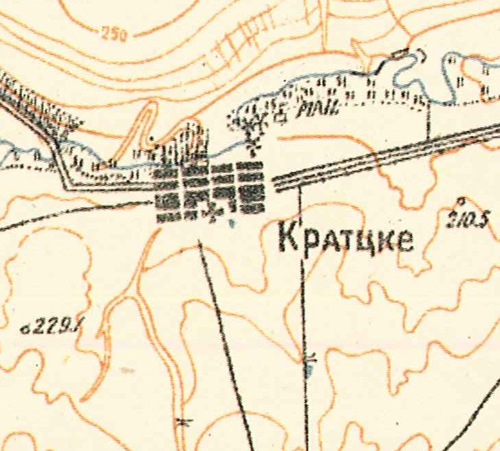 Map showing Kratzke (1935).