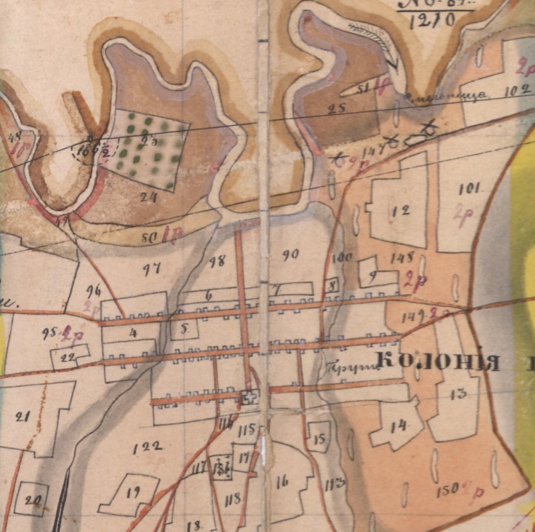Map showing Kratzke (1857). Source: Volgograd Archives (F.302:O.4:D.428).