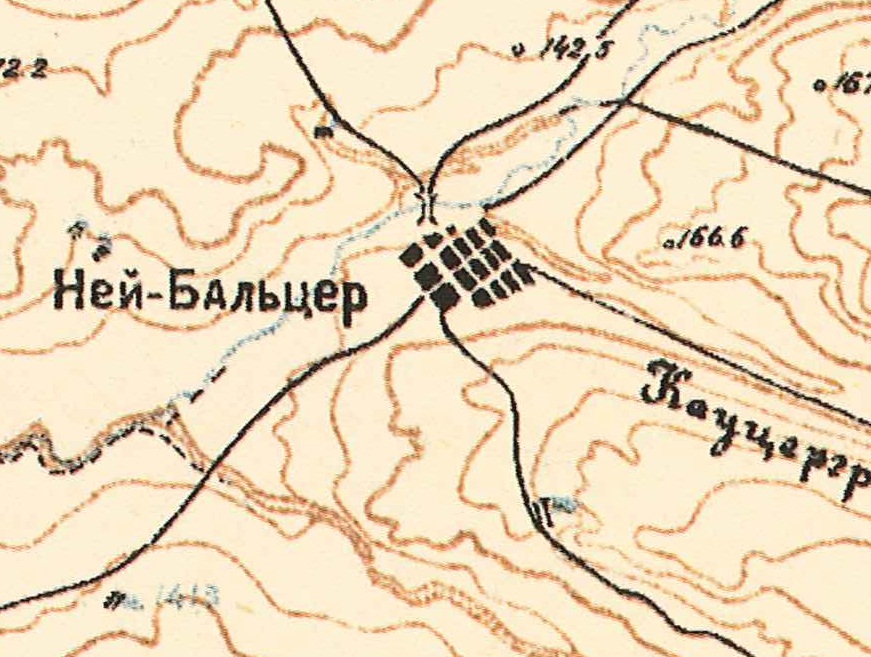 Map showing Neu-Balzer (1935).