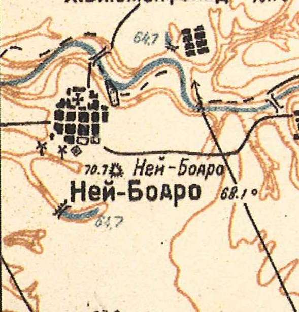 Map showing Neu-Boisroux (1935).