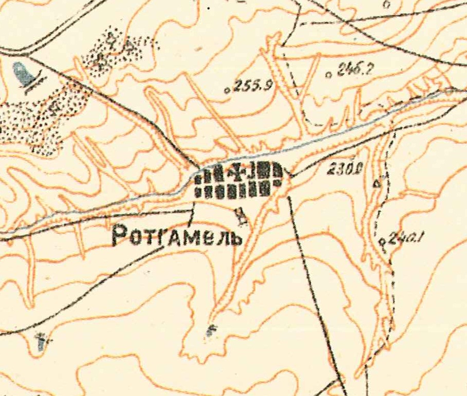 Map showing Rothammel (1935).