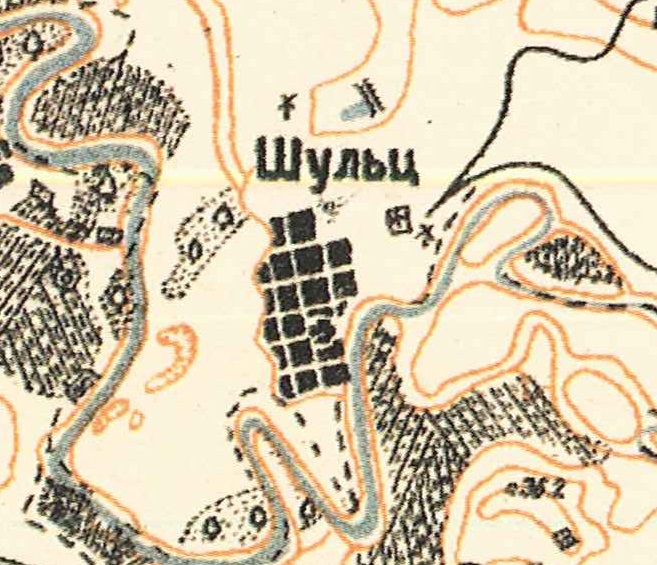 Map showing Schulz (1935).