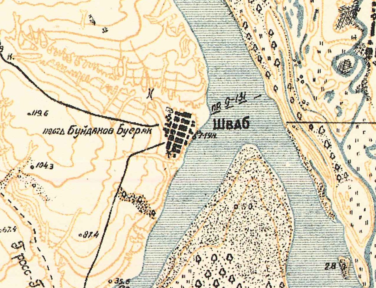 Map showing Schwab (1935).