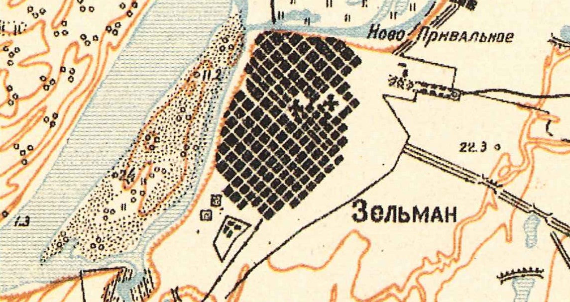 Map showing Seelmann (1935).