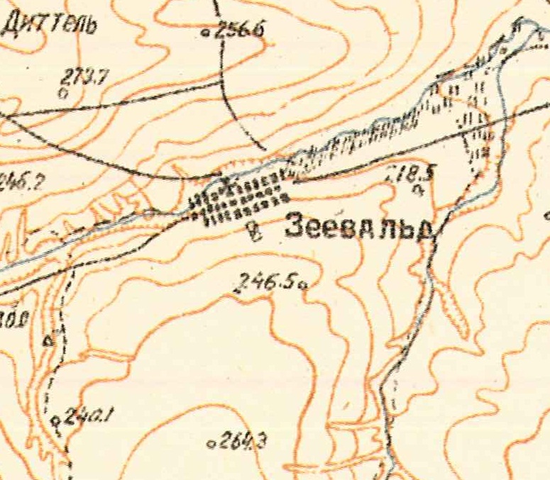 Map showing Sewald (1935).