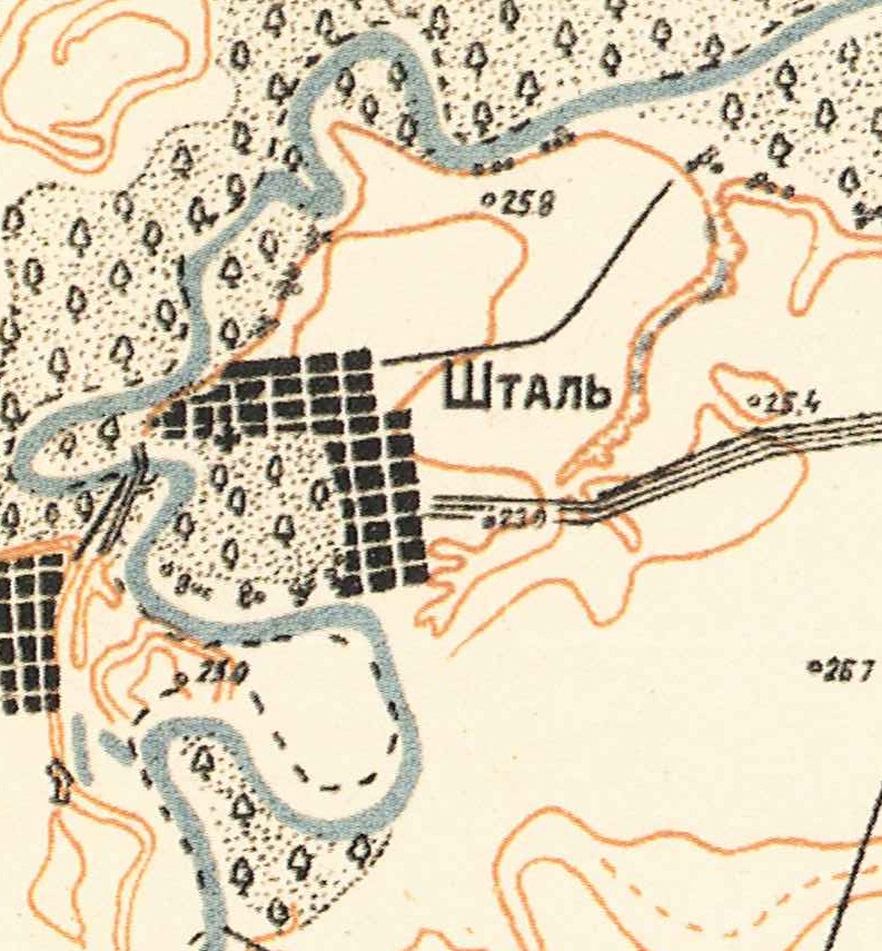 Map showing Stahl am Karaman (1935).