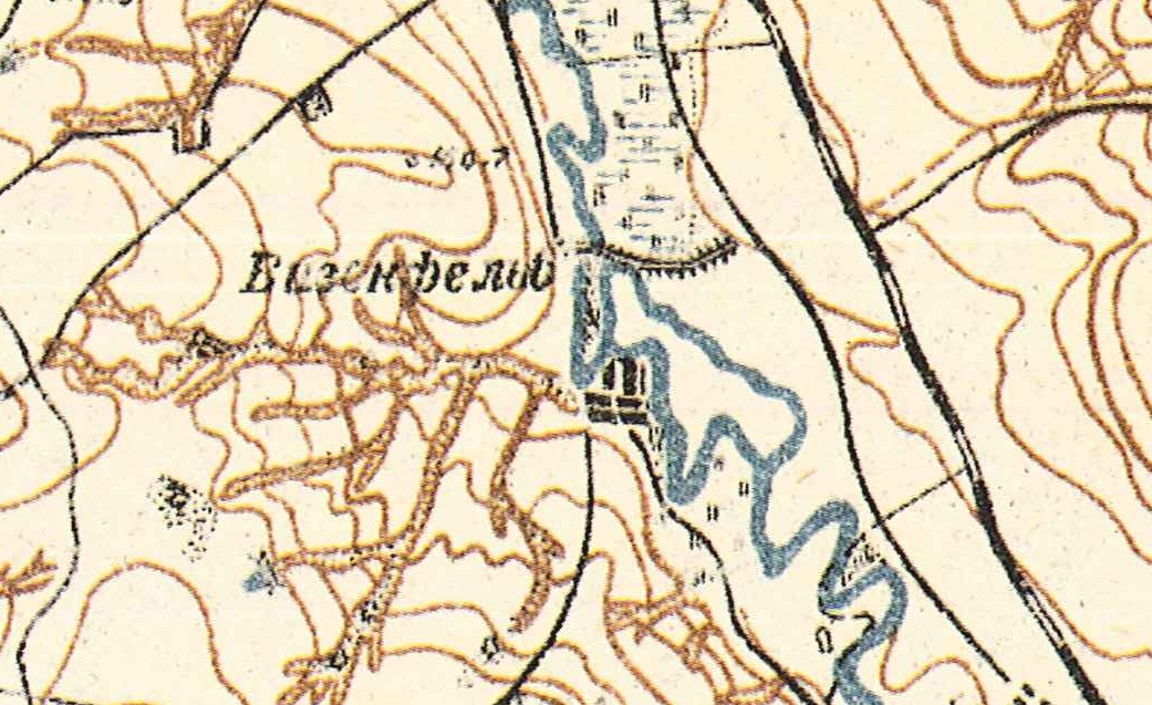 Map showing Wiesenfeld (1935).