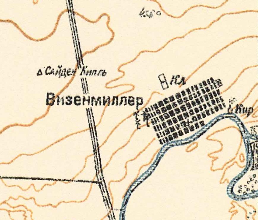 Map showing Wiesenmüller (1935).