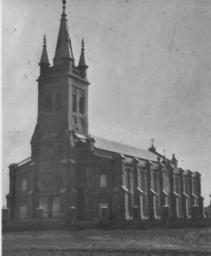 Immaculate Conception Catholic Church Ober-Munjor, Russia Photo courtesy of August & Elizabeth (Leiker) Exsner.