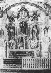 High Altar of the Church of St. Francis of Assisi Pfeifer, Russia. Source: Rosemary Larson