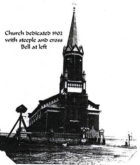 Walter Lutheran Church, 1902. Courtesy of Walter web site.