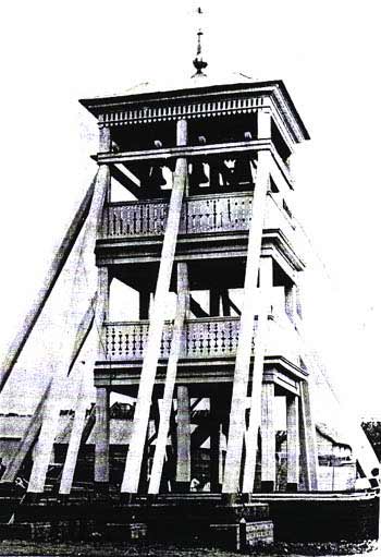 Belfry near the Lutheran Church in Walter-Khutor Photo courtesy of Jean Roth.