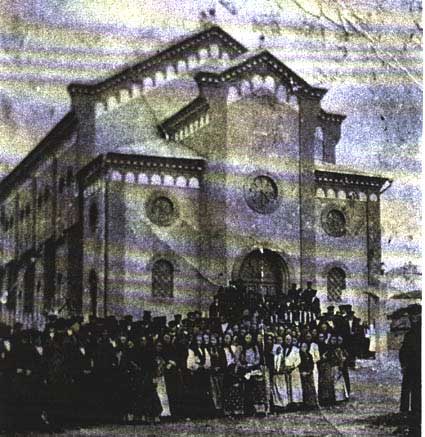 Lutheran Church in Walter-Khutor when it was dedicated (ca. 1903-1905) Photo courtesy of Jean Roth.
