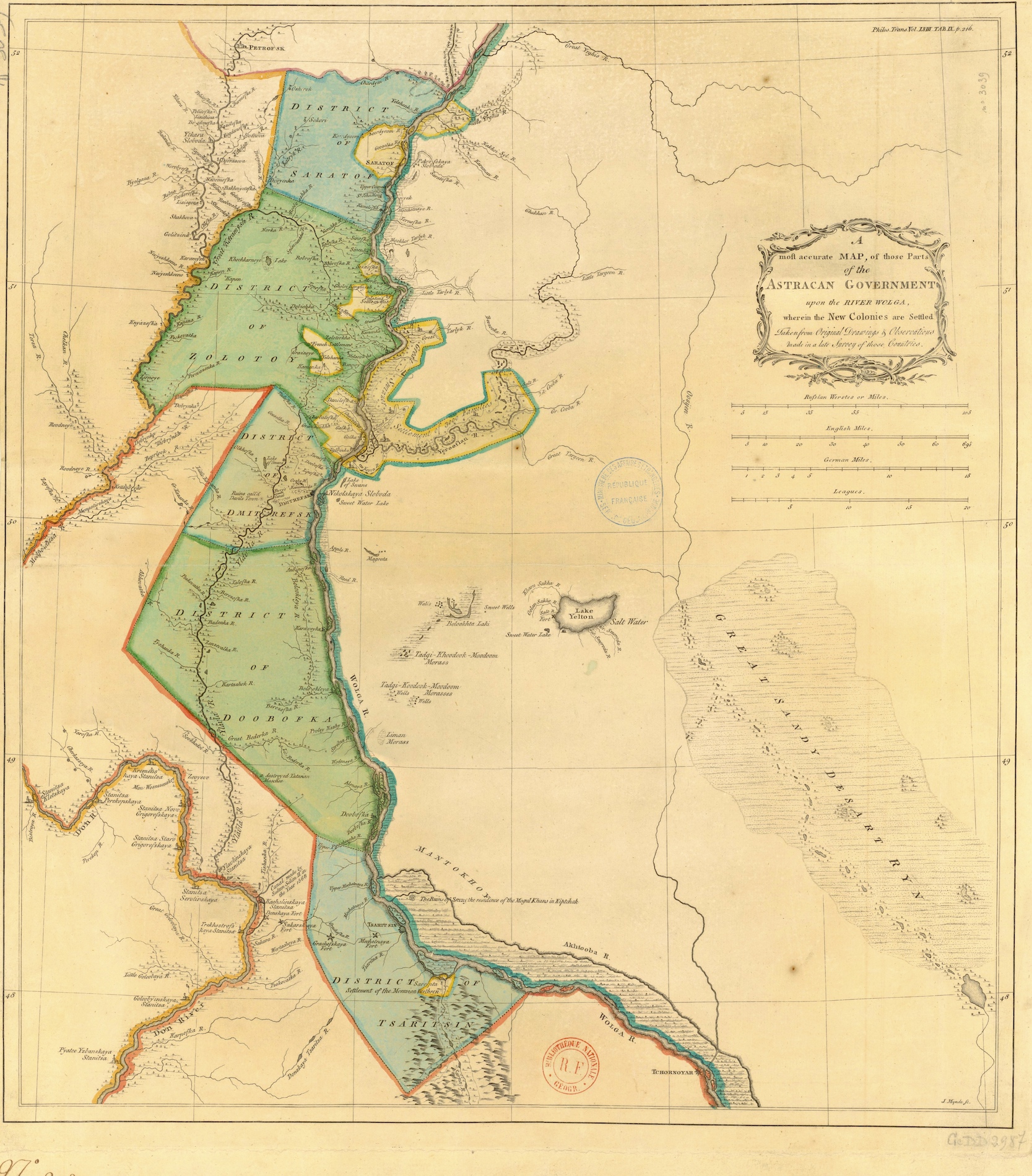 Volga settlement area