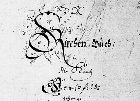 Image from Gersfeld parish registers