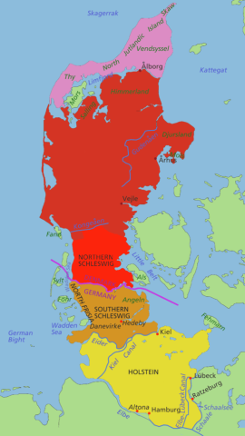 Jutland Peninsula Map